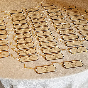 Wedding Seat Assignment Nametags